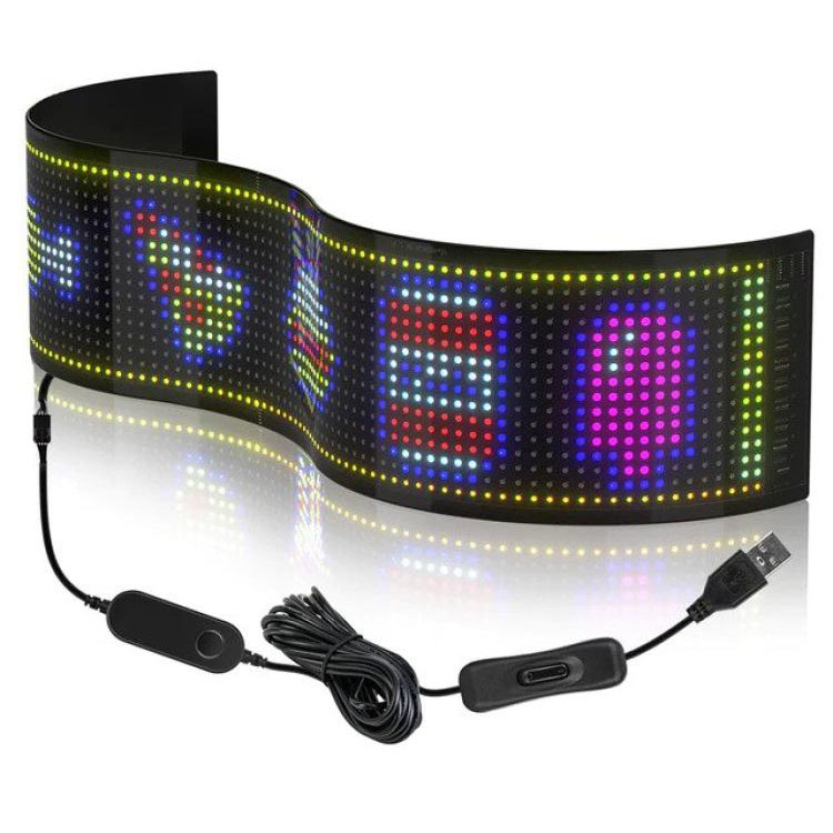 จอแสดงผล LED Matrix แบบยืดหยุ่น